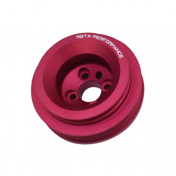 Polia da Roda Fônica Poly V Golf MK3 Vermelho RGTX