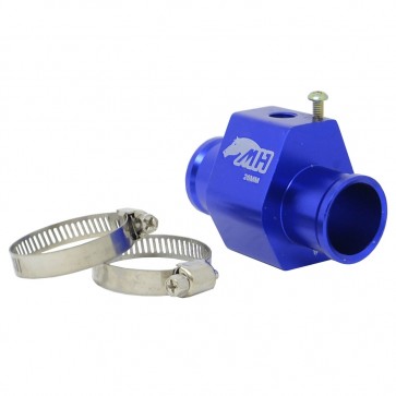 Adaptador Fêmea M10*1.0 para Sensor de Água com Entradas e Saídas 26mm - Azul
