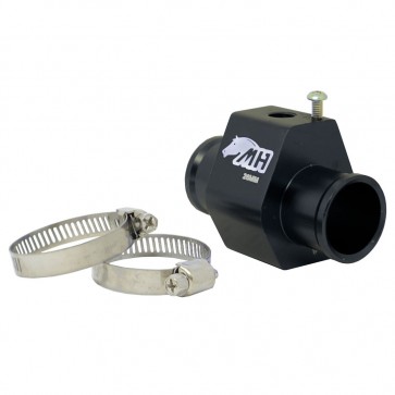 Adaptador Fêmea M10*1.0 para Sensor de Água com Entradas e Saídas 26mm - Preto