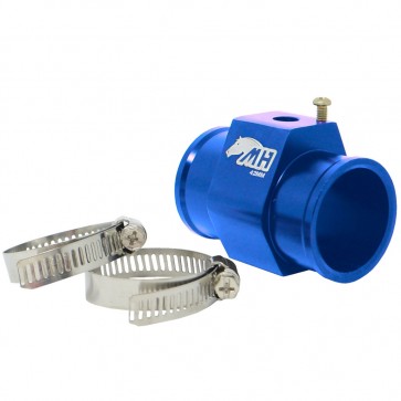 Adaptador Fêmea M10*1.0 para Sensor de Água com Entradas e Saídas 42mm - Azul