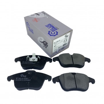 Jogo de Pastilha de Freio Dianteira Jaguar Peugeot Volvo XF XJ C4 C5 Freelander 408 BF1219-00 - Blue Friction