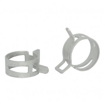Abraçadeira Tipo Mola (Spring Clamp) em Aço 15mm - Prata