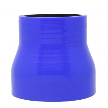 Mangote Azul em Silicone Redutor Reto 3" (76mm) para 2,25" (57mm) * 76mm - Epman