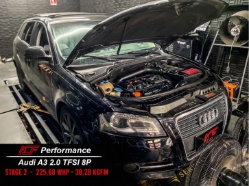 Reprogramação ECU TCU Stage  - Audi A3 8P MK1 2.0T TFSI 200cv