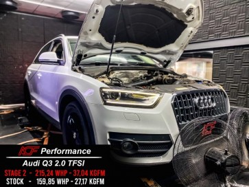 Reprogramação ECU TCU Stage  - Audi Q3 MK1 2.0TFSI 170cv