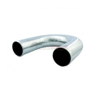 Tubo em Aluminio Curva 180º 2" polegada x 600mm