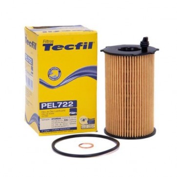 Filtro de Óleo Refil PEL722 Compatível 263203CAA0 LE722 OX417D - Tecfil