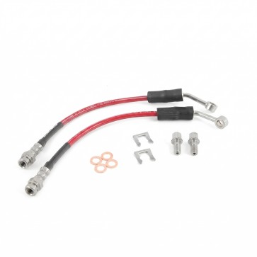 Aeroquip de Freios em Malha de Aço Traseiro VW Audi Jetta GLI, Tiguan MQB, RS3 8V, A3 8V 8Y - ECS Tuning