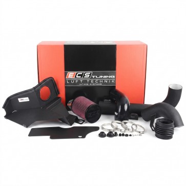 Intake em Alumínio com Filtro de Ar e Defletor de Calor para Audi A3 8P 2.0L FSI Motor EA113 - ECS Tuning