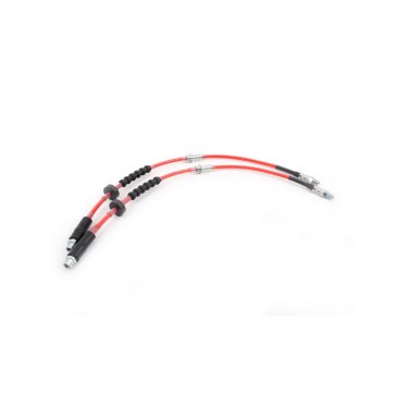 Aeroquip de Freios em Malha de Aço Dianteiro BMW F2X, F3X, F8X, G8X, M2 e M2 Comp, M3, M4 - ECS Tuning