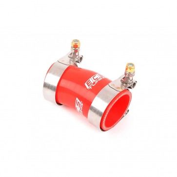 Mangueira em Silicone com Abraçadeira para Saída do Turbo VW Audi 1.8 TFSI 2.0 TSI EA888 Gen 3 MQB Vermelho - ECS Tuning