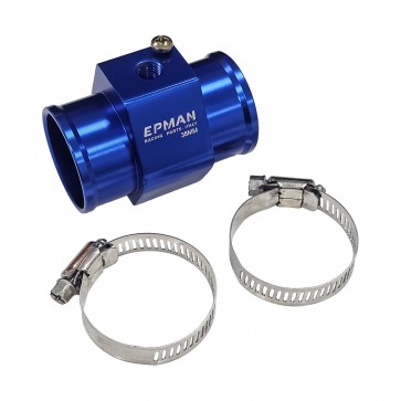 Adaptador para Sensor de Temperatura Entrada e Saída 38mm Azul Epman