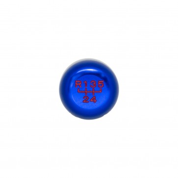 Manopla de Câmbio Curta 5 Marchas + Ré para Frente em Alumínio Epman - Azul