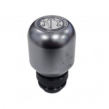 Manopla de Câmbio Longa com Regulagem de Altura em Alumínio - Cinza - Epman