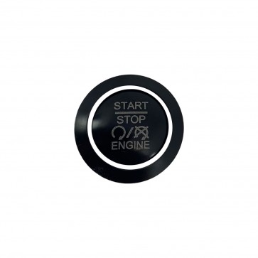 Capa Botão Decorativo Start / Stop Epman - Preto
