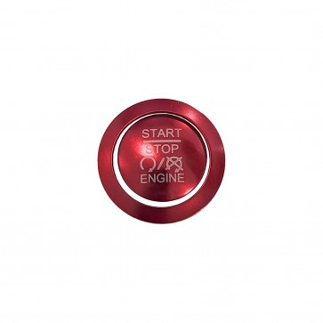 Capa Botão Decorativo Start / Stop Epman - Vermelho