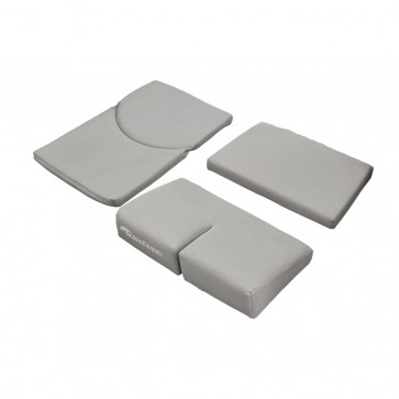 Jogo de Espumas Completo de Reposição para Banco Street Reclinável Grande - Cinza - Metal Horse