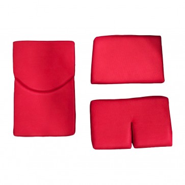 Jogo de Espumas Completo de Reposição para Banco Street Reclinável Médio - Vermelho - Metal Horse