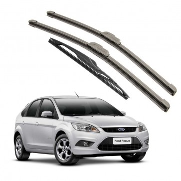 Kit Palhetas Dianteira e Traseira para Ford Focus Ano 2008 A 2013