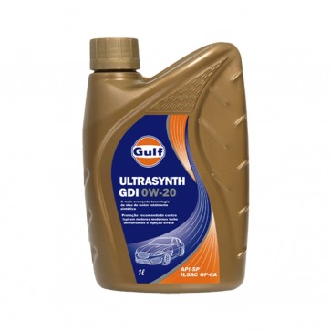 Óleo de Motor Ultrasynth GDI 0w20 SN Plus 1 Litro - Gulf