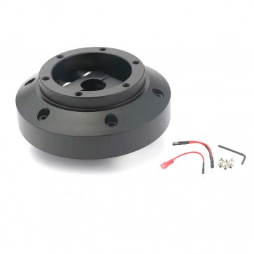 Cubo Curto EPMAN Adaptador de Volante Esportivo para MITSUBISHI EVO 7 8 9 - 2001 a 2007