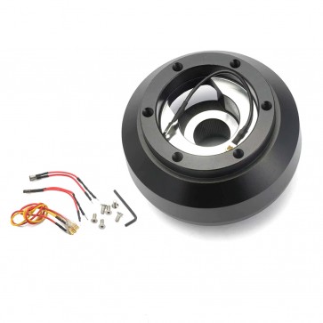 Cubo Curto EPMAN Adaptador de Volante Esportivo para Honda Civic Fit 2015+