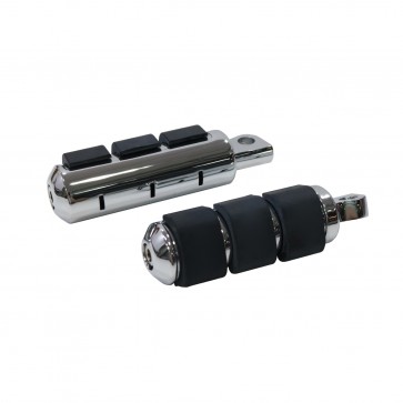 Par de Pedaleira para Softail / Dyna - Cromado - Twin13