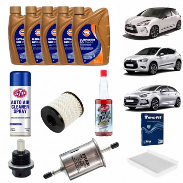 Kit Revisão + Troca de Óleo para Citroen Ds3 Ds4 Ds5 1.6 Thp 2010+