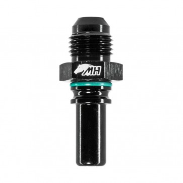 Adaptador Macho Cônico 6AN / AN6 para Macho Engate Rápido 6AN / AN6 (SAE 3/8") - Preto - Metal Horse