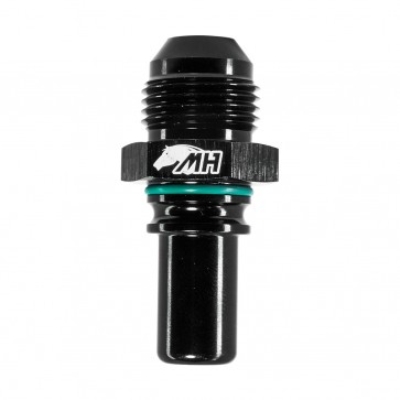 Adaptador Macho Cônico 8AN / AN8 para Macho Engate Rápido 8AN / AN8 (SAE 1/2") - Preto - Metal Horse