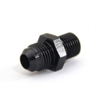 Adaptador Macho BSP 1/4*19 para Macho Cônico 6AN / AN6 - Preto