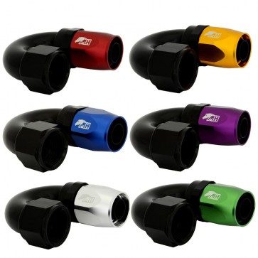 Conexão 12AN / AN12 180º para Mangueira Aeroquip - Colors (Monte sua Conexão)