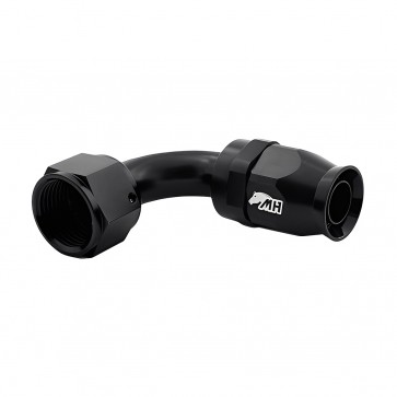 Conexão 12AN / AN12 Curva 90° graus para Mangueira PTFE - Black Edition (Preta)