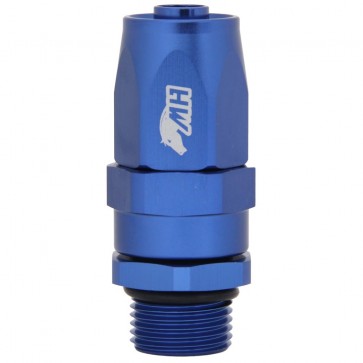 Conexão Giratória O'ring 8AN / AN8 Reta para Mangueira Aeroquip 8AN / AN8 - (Azul)