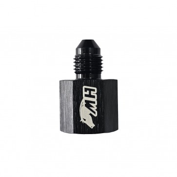 Tampão Macho Cônico 3AN / AN3 com saída 1/8" NPT para sensores - Preto - Metal Horse