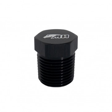 Tampão Macho NPT 3/8" Sextavado - Preto - Metal Horse