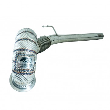 Downpipe com Inconel para Audi A3 TFSI 1.8 180cv 2013 a 2016 - INOX - Metal Horse