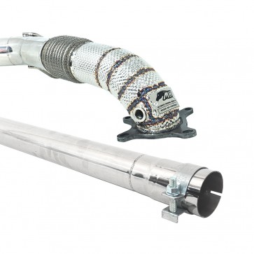 Downpipe com Inconel para VW Audi Jetta Fusca A3 TSI 2.0 200cv - INOX - Metal Horse