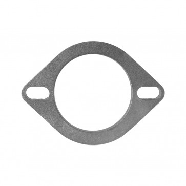 Flange para Escapamento Diâmetro Interno 2-3/4" Polegadas (70mm) x 10mm com Fixação de 2 Parafusos - Inox - Metal Horse