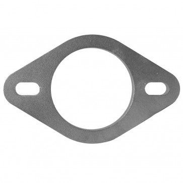 Flange para Escapamento Diâmetro Interno 3" Polegadas (72,5mm) x 10mm com Fixação de 2 Parafusos - Inox - Metal Horse