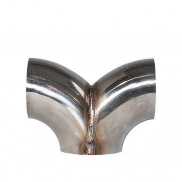 União em T de 2-1/2" Polegadas (63mm) para Escapamento em Inox - Metal Horse