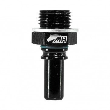 Adaptador Macho Métrico M16x1.5 para Macho Engate Rápido 6AN / AN6 (SAE 3/8") - Preto - Metal Horse