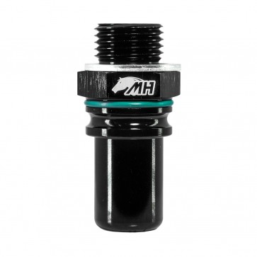 Adaptador Macho Métrico M16x1.5 para Macho Engate Rápido 8AN / AN8 (SAE 1/2") - Preto - Metal Horse