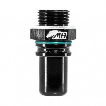 Adaptador Macho Métrico M18x1.5 para Macho Engate Rápido 10AN / AN10 (SAE 5/8") - Preto - Metal Horse