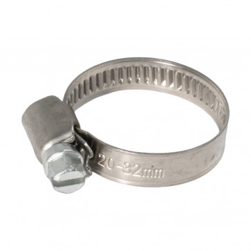 Abraçadeira 20-32mm - Inox - Metal Horse