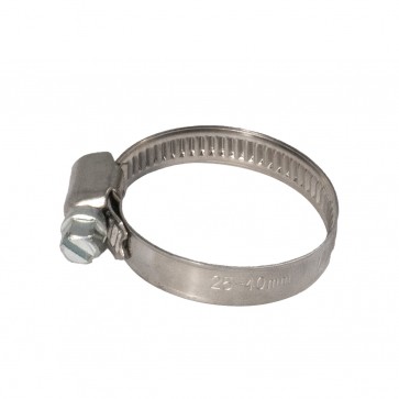 Abraçadeira 25-40mm - Inox - Metal Horse