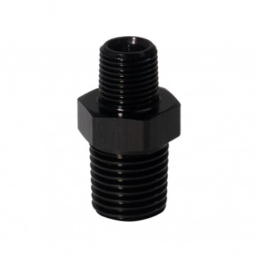 Adaptador Macho NPT 1/4" para Macho NPT 1/8" - Preto - Metal Horse