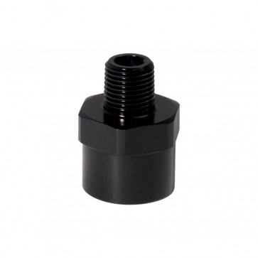 Adaptador Macho NPT 1/8" para Fêmea BSP 1/4" - Preto - Metal Horse