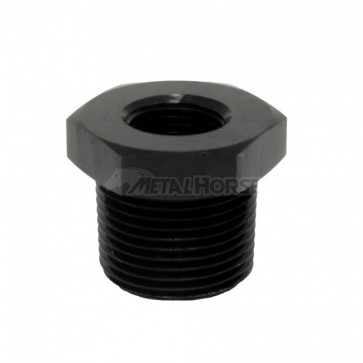 Adaptador Redutor Macho NPT 3/4" para Fêmea NPT 3/8" - Preto - Metal Horse
