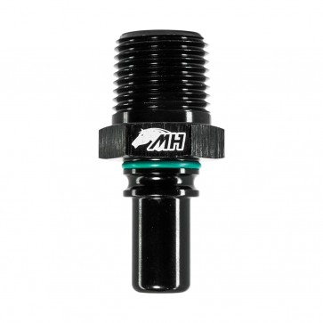 Adaptador Macho NPT 1/2" para Macho Engate Rápido 8AN / AN8 (SAE 1/2") - Preto - Metal Horse